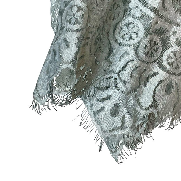 Pol Lace Cold Shoulder Swing Top Mint Green Small - Picture 7 of 9